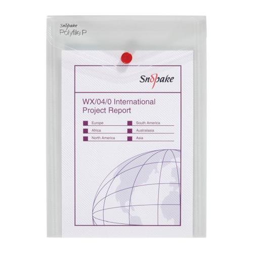 Snopake Polyfile P File Wallet Portrait A5 Clear (Pack of 5) 13280 ...