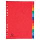 Exacompta Europa Coloured Pressboard Index 12-Part January-December A4 3109Z