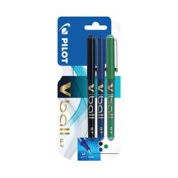 Pilot V Ball Rollerball Pens Assorted (Pack of 3) 3131910540878UK