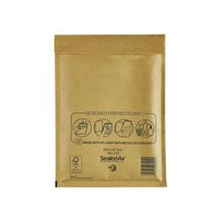 Mail Lite Bubble Lined Postal Bag Size D/1 180x260mm Gold (Pack of 100) MLGD/1