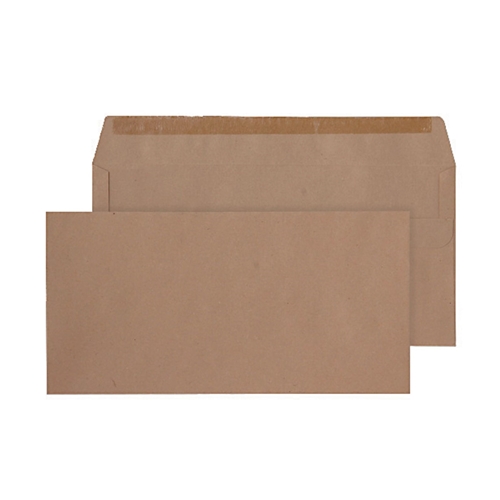 Classmates Self Seal Pocket Envelopes, Buff, DL, 80gsm [Pack of 500