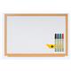 Bi-Office Earth Executive Whiteboard, Non-magnetic surface, Executive 22 mm MDF Oak lined Frame, 180 x 120 cm + FREE Earth Marker Pens
