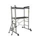 Climb-It Folding Work Platform Steel Handrails 150kg Capacity Platform Height 880mm Aluminium EP880Y