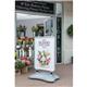 Deflecto A1 Water Based Pavement Display Board with Snap Frame Silver PPA100S