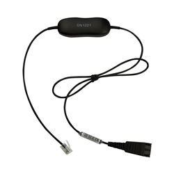 Jabra GN1221 Quick Disconnect (QD) to RJ9 Sound Limiter Coiled Cord 88007-99