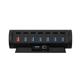 Streamplify HUB CTRL 7 7-Port RGB USB Hub 2.0A USB Port for fast Charging Black CC-002-SM