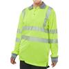 Beeswift High Visibility Executive Long Sleeve Polo Saturn Yellow 5XL