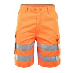 Beeswift ORANGE Hi Visibility SHORTS 40 