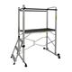 Climb-It Folding Work Platform Steel Handrails 150kg Capacity Platform Height 994mm Aluminium EP990Y
