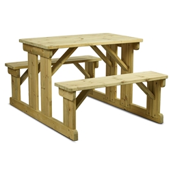 Newport Walk-In Picnic Bench -  8 Seater
