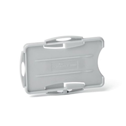 Durable Eco ID Holder For 2 Cards Grey (Pack of 10) 898910