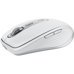 Logitech MX Anywhere 3S 8000 DPI RF Wireless + Bluetooth Laser Pale Grey Mouse