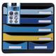 Exacompta Bee Blue Big Box 6 Drawer Set 347 x 278 x 271mm Assorted Colours (Each) - 3124202D