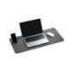Durable Premium Soft Felt Desk Mat With Fold Out Phone Holder 70x33cm Charcoal 708158
