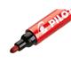 Pilot 100 Permanent Marker Bullet Tip Fine 1.0mm Line Black (Pack 12) - 4902505511097