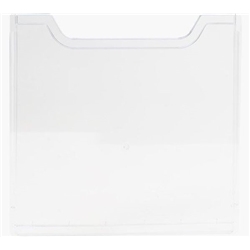 Exacompta Vertical Literature Holder Cover 6 x 239 x 232mm Clear - 64558D