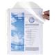 Exacompta Expanding Punched Pockets With Flap A4 Clear (Pack 10) - 5503E