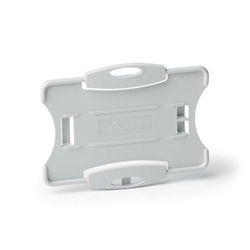 Durable Eco ID Card Holder For 1 Card Grey (Pack of 10) 898810