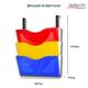 Deflecto 3 x A4 Landscape Wall Pocket Literature File with Hanging Bracket Red/Yellow/Blue - CP077YTRYB