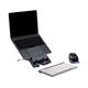 BakkerElkhuizen Ergo-Q Hybrid Pro Tablet/Laptop Stand Dark Grey BNEQHPDG