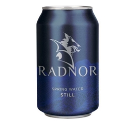Radnor Still Spring Water 330ml Cans (Pallet 110 Packs of 24) - 201059x110