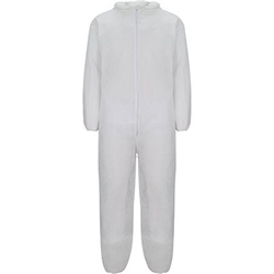 Essentials Lightweight Disposable Coverall White L