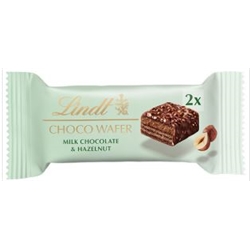 LINDT - MILK CHOCOLATE & HAZELNUT WAFER - 20X30G