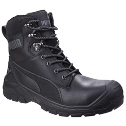 Puma Conquest High S3 WR HRO SRC Safety Work Boots Black [Size UK 12/ EU 47]