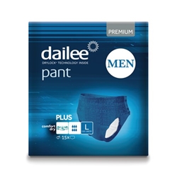 Dailee Pant Men Premium Plus Incontinence Pants Large (Pack of 15) I0200220