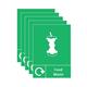 A5 Sign Self Adhesive Food Waste (Pack of 5) Y7321010