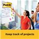 Post-it Super Sticky Meeting Chart Bundle 559P 2 Meeting Charts + 4 Note Pads (Pack of 6) 559X