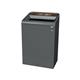 Rubbermaid Configure Container with Landfill Waste Label 125L Black 2154764