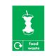 A5 Sign Self Adhesive Food Waste (Pack of 5) Y7321010
