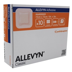 Allevyn Gentle Border Lite Oval 8.6cm x 7.7cm (10)