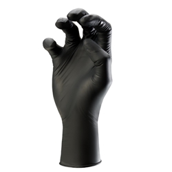 Martial Black Nitrile Gloves (2X-Large) 100s