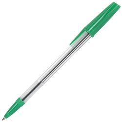 Centrol WB Budget Pen Medium Point Ballpen 0.7mm GREEN (Box 50)