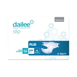 Dailee Slip Premium Plus Adult Diapers Medium (Pack of 30) I0100319