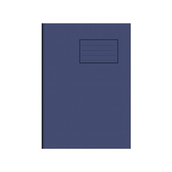 Centrol A4 DARK BLUE Exercise Books 8mm RULED + MARGIN 80-Page (Pack 50)
