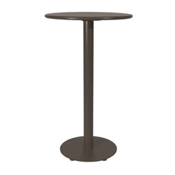 Breeze Aluminium Round Poseur Bar Table Charcoal