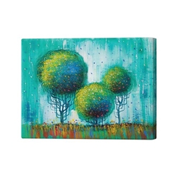 Three Round Trees Canvas Print 20x32 Inches SC1STVCD31130M