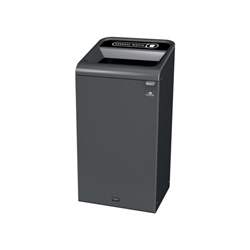 Rubbermaid Configure Container with General Waste Label 87L Black 2154755