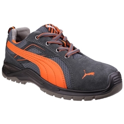 Puma Omni Low S1P SRC Safety Work Trainers Shoe Grey/Orange [Size UK 9/ EU 43]