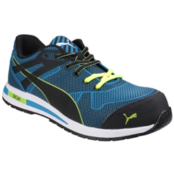 Puma Blaze Knit Low S1P HRO SRC Safety Work Trainers Shoe Blue [Size UK 7/ EU 41]