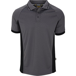 Trojan Anti-bac Polo Shirt Grey/Black L