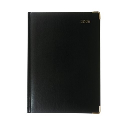 Collins Manager Diary Day Per Page Appointment Black 2026 1200V26