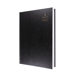 Collins A4 Desk Diary 2 Pages Per Day Black 2026 4726
