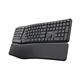 Trust Keyra Ergonomic Multidevice Wireless Keyboard Black 25707