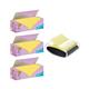 Post-it Super Sticky ZNotes Canary Yellow Cabinet 76x76mm (24 Pack) 7100236629 x3 + FREE Dispenser