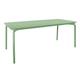 Breeze Aluminium Slatted Table Rectangular Fair Green