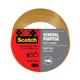 Scotch General Purpose Tape 48mm x 66m Brown 4501B6648